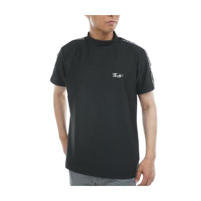 ダンスウィズドラゴン　 モックネック 半袖Tシャツ　黒 　サイズ4 Dance With Dragon ゴルフシャツ｜メンズウエア｜ゴルフ