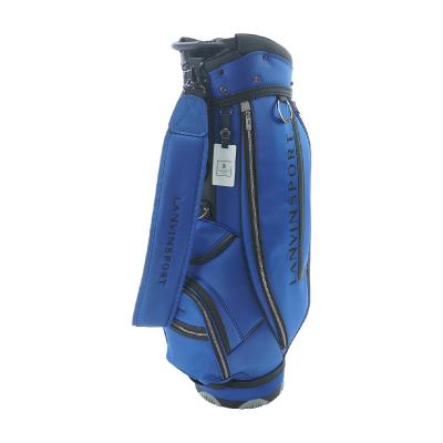 【希少・美品】ランバン キャディバッグ レディース ネイビー レザー調 ランバンスポール キャディバッグ（ゴルフ用バッグ）｜ゴルフ