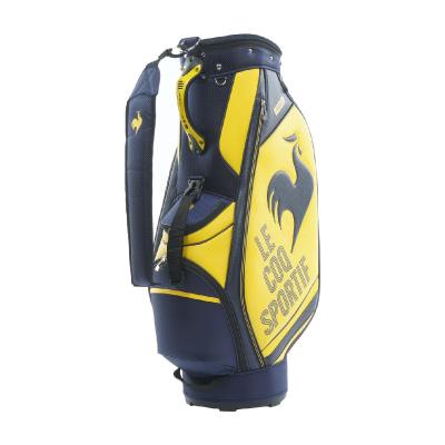 ルコック　イエロー キャディバッグ　ゴルフバック ルコックスポルティフ(le coq sportif) キャディバッグ ルコックゴルフ