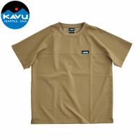 カブー KAVU メンズ シェルテックシャツ ベージュ 半袖シャツ 接触冷感 吸水速乾 軽量 紫外線防止 遮熱 国内正規品 KAV19821264047 | ギーク