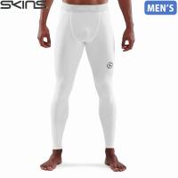 スキンズ SKINS SERIES-1 メンズ ロングタイツ ホワイト コンプレッションウェア スポーツウェア トレーニングウェア SKI18171110004 | ギーク