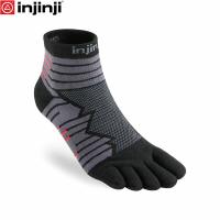 injinji インジンジ ウルトラ ラン ミニクルー オニキス 五本指ソックス 靴下 アウトドア ランニング 吸水速乾 401130 INJ401130ONY | ギーク