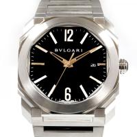 ブルガリ BVLGARI オクト BGO41BSSD ブラック文字盤 新品 腕時計 メンズ | ジェムキャッスル ゆきざき