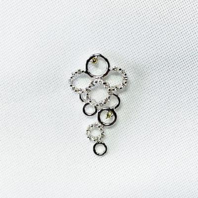 K18ホワイトゴールドピンブローチ K18ホワイトゴールドピンブローチ