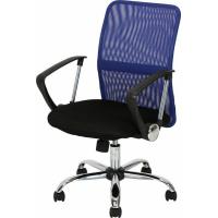 デスクチェア メッシュバックチェアー HF-78BL ブルー fj-90876 送料無料 北欧 モダン 家具 インテリア ナチュラル テイスト 新生活 オススメ おしゃれ 後払 | 家具インテリアのジェンコヤフー店