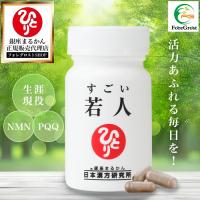 まとめ買いクーポン配布中 銀座まるかん すごい若人 62粒 1個 カプセル エイジングケア 美容サプリ 男性 女性 NMN PQQ レスベラトロール 馬プラセンタ 日本製 | フォレグロストSHOP ヤフー店