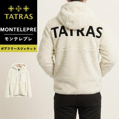 TATRAS メンズパーカー（ジップ、ボタン：ジップアップ）｜トップス
