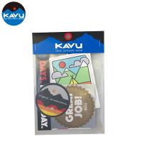 【ネコポス便発送可】KAVU カブー ステッカーパック セット GoHaveSomeFun アウトドア 登山 キャンプ おしゃれ | G.F.CREEK