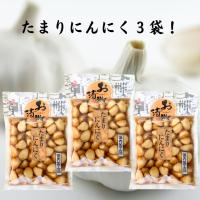 たまりにんにく 漬物 160g×3袋 北杜食品 国内加工品 | ごちそうさまストア