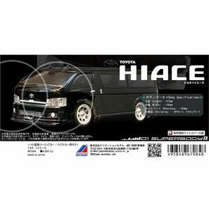 01スーパーボディ トヨタ・ハイエース 67084 RCパーツ