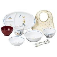ナルミ(NARUMI) ブレーメン まんてんセット(ブルー) 9点セット オーブン 電子レンジ 食洗機対応 (7980-33301) 食器/引出物/プレゼント/ギフト/贈答品 | aiaiaiギフト館