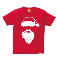 サンタクロース フェイス Tシャツ X'mas パーティー GIFTEE ギフティー おもしろtシャツ メンズ レディース ギフト GIFTEE | おもしろtシャツ プレゼントGIFTEE