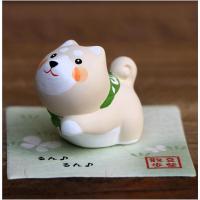 るんるん 豆柴 柴犬/黒柴/白柴/シバ 置物 オブジェ 犬雑貨 犬グッズ