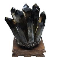 黒水晶 ブラッククォーツ クラスター t802-6272