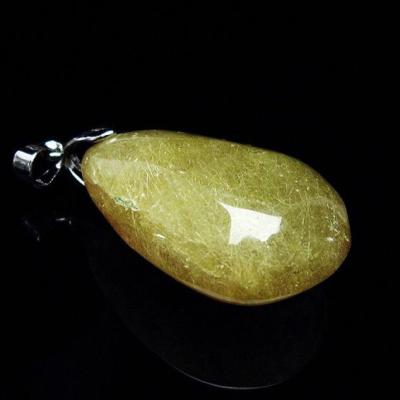 ルチルクォーツ（金針ルチル水晶） ペンダント t86-5888 : 銀座東道