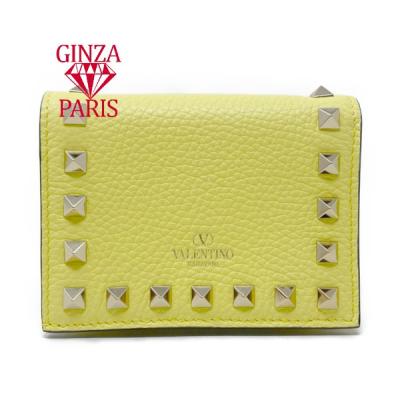 VALENTINO ヴァレンティノ ロックスタッズ チェーンウォレット ショルダーウォレット ミニバッグ アイボリー レザー ゴールド金具 VALENTINO（ヴァレンティノ） ロックスタッズ ミニ トートバッグ
