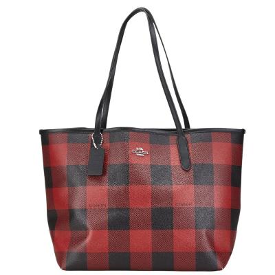 COACH バーガンディ チェック柄 バッグ 楽天市場】【バッグ】COACH コーチ チェック柄 ショルダーバッグ