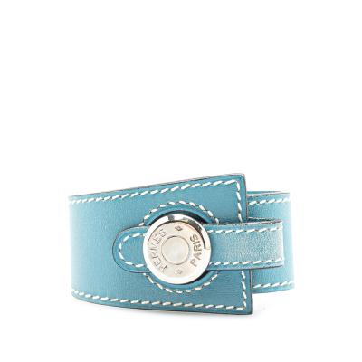 エルメス　革ブレスレット　ブルー　レディース HERMES ブレスレット（色：ブルー系）｜レディースアクセサリー