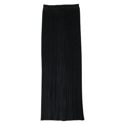 美品　プリーツプリーズ　スカート　ジップ　ブラック　サイズ3 WOMENS ウールライクプリーツスカート ブラック/072334372