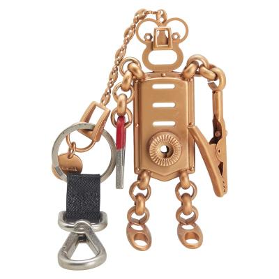 プラダ　ジャック　ロボット　チャーム　キーリング　キーホルダー PRADA プラダ ロボット サフィアーノ チャーム キーホルダー