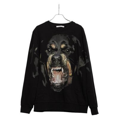 GIVENCHY◇Rottweiler-Print/Tシャツ/XXS/コットン/BLK/BM705L3Y1P