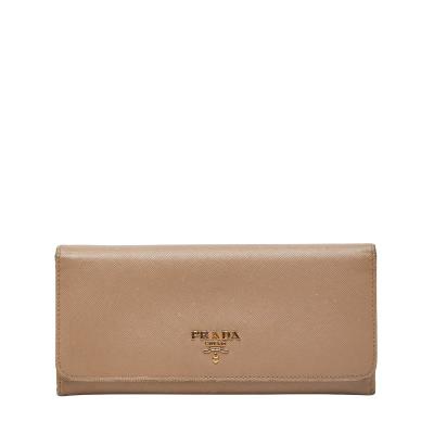 プラダ PRADA 長財布 サフィアーノ ベージュ 1M1132 駅南やまご質店オンラインショップ / プラダ サフィアーノ PRADAロゴ