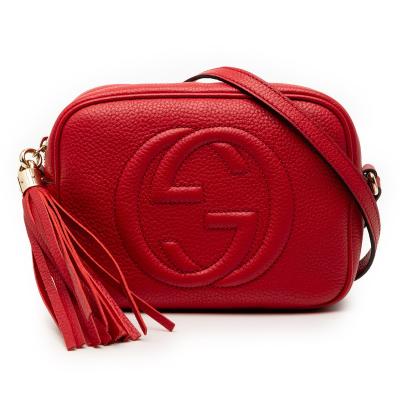 グッチ ソーホー インターロッキングG タッセル ディスコバッグ ショルダーバッグ 308364 レザー レディース GUCCI 【1-0258144】 GUCCI（グッチ） ソーホー インターロッキングG タッセル ディスコ