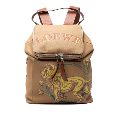 LOEWE（ロエベ）メッシュ × レザーリュック ブラウン／オレンジ ポーチ付 ロエベ リュックのおすすめ人気商品一覧 通販 - Yahoo!ショッピング