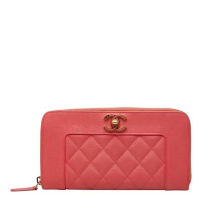 CHANEL レディース長財布（色：ピンク系）｜財布｜ファッション