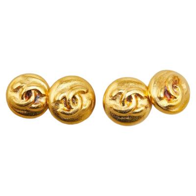 CHANEL シャネル　ココマーク　94P カフスボタン ゴールド CHANEL シャネル カフス GP ゴールド ココマーク アンティーク