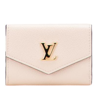 極美品⭐️LOUIS VUITTON超人気 ベージュ 三つ折り財布 ルイヴィトン ロックミニ 三つ折り財布 ベージュ コンパクト