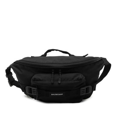 BALENCIAGA ボディバッグ ブラック レザー バレンシアガ(BALENCIAGA) メンズ ボディバッグ・ウエストポーチ