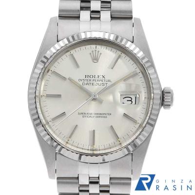 【正規店洗浄済】ロレックス ROLEXデイトジャスト 16014メルカリ最安値 16014 ブラック/バー R番 ROLEX（ロレックス） デイトジャスト 中古