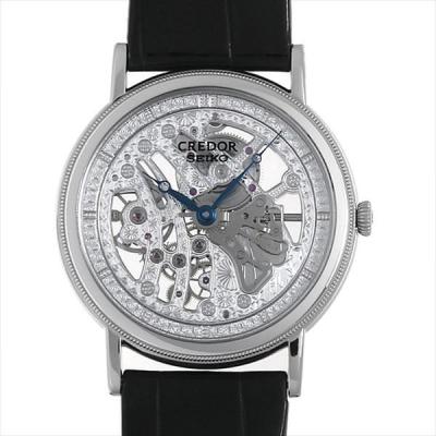 【値下げ◎】　クレドール　シルバー 八角形 JA-3231| セイコー クレドール 8J81-6A30 SS ラウンド ゴールド