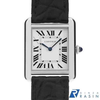カルティエ　タンクソロLM カルティエ タンクソロ LM QZ シルバー文字盤 | 東京銀座の