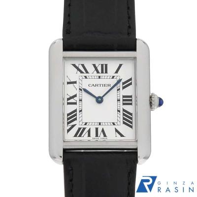 カルティエ タンクソロLM カルティエ タンクソロ LM QZ シルバー文字盤 | 東京銀座の