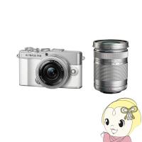 ミラーレス一眼カメラ　OLYMPUS PEN E-P7 EZダブルズームキット [ホワイト] | ぎおん