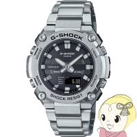 カシオ CASIO G-SHOCK G-STEEL 小型モデル GST-B600D-1AJF メンズ 腕時計 ソーラー Bluetooth アナデジ メタルバンド ブラック シルバー | ぎおん