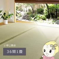 萩原 い草 上敷き カーペット グリーン 36間1畳 91×182cm 双目織 撥水加工 備前 | ぎおん