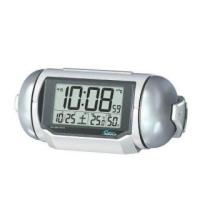 目覚まし時計 スーパーライデン RAIDEN 電波時計 デジタル アラーム 大音量 カレンダー 温度計 湿度計 スヌーズ　セイコー | ぎおん