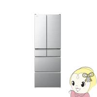 [予約 約1週間以降]冷蔵庫【標準設置費込】日立 6ドア冷蔵庫 540L フレンチドア シルバー R-H54V-S | ぎおん