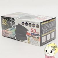 HIRO ヒロコーポレーション 不織布 マスク 50枚入 ふつうサイズ （ブラック） | スーパーぎおん ヤフーショップ