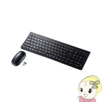 サンワサプライ 静音 ブルーLED マウス付き ワイヤレス キーボード テンキー付き SKB-WL31SETBK/srm | スーパーぎおん ヤフーショップ