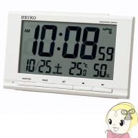 目覚まし時計 電波時計 デジタル アラーム カレンダー 温度計 湿度計 スヌーズ　シンプル　おしゃれ　セイコー SEIKO | スーパーぎおん ヤフーショップ