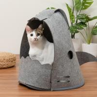 ペットベッド 猫用 猫 ペット ベッド 猫ベッド MYZOO マイズー 猫用ベッド NEKOSHARK ネコシャーク | uminecco(ウミネッコ)