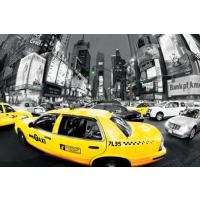 ポスターRUSH HOUR TIMES SQUARE タイムズスクエアー/ Yellow Cabs | zakka green