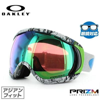 OAKLEY ゴーグル グリーンミラー スキー スノーボード W（OAKLEY／スキー用品）（色：グリーン系） | スポーツ の
