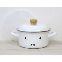 富士ホーロー　ミッフィーフェイスシリーズ　15cm　キャセロール　MFF-15W | グラスゴー
