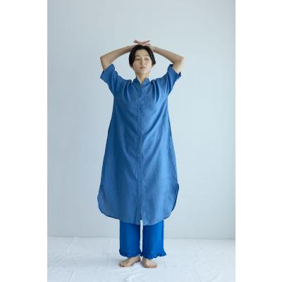 美品▲fog linen work//リネンロングガウン▲水色 リトアニアリネン フォグリネンワーク ワンピースのおすすめ人気商品一覧 通販 - Yahoo