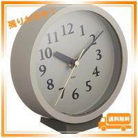 レムノス 置き時計 電波時計 グレー エムクロック m clock MK14-04 GY Lemnos | glegle drive